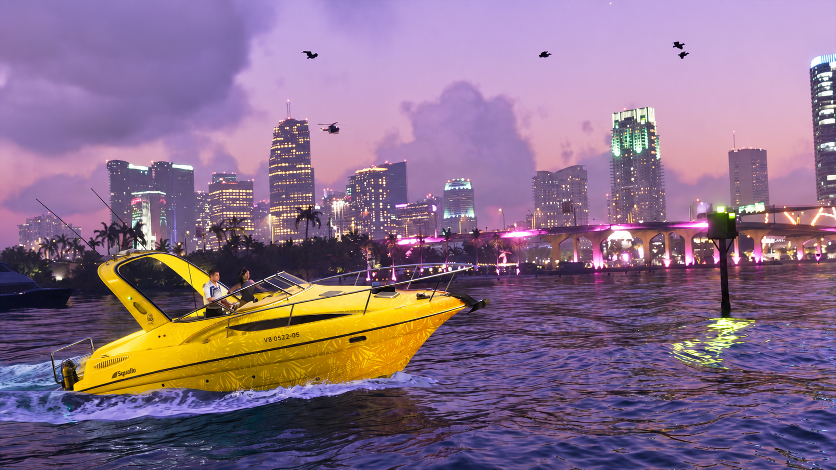GTA VI cinematic trailer scene